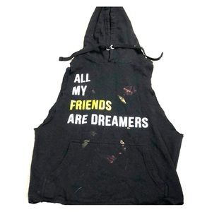 Custom Heritage sleeveless hoodie